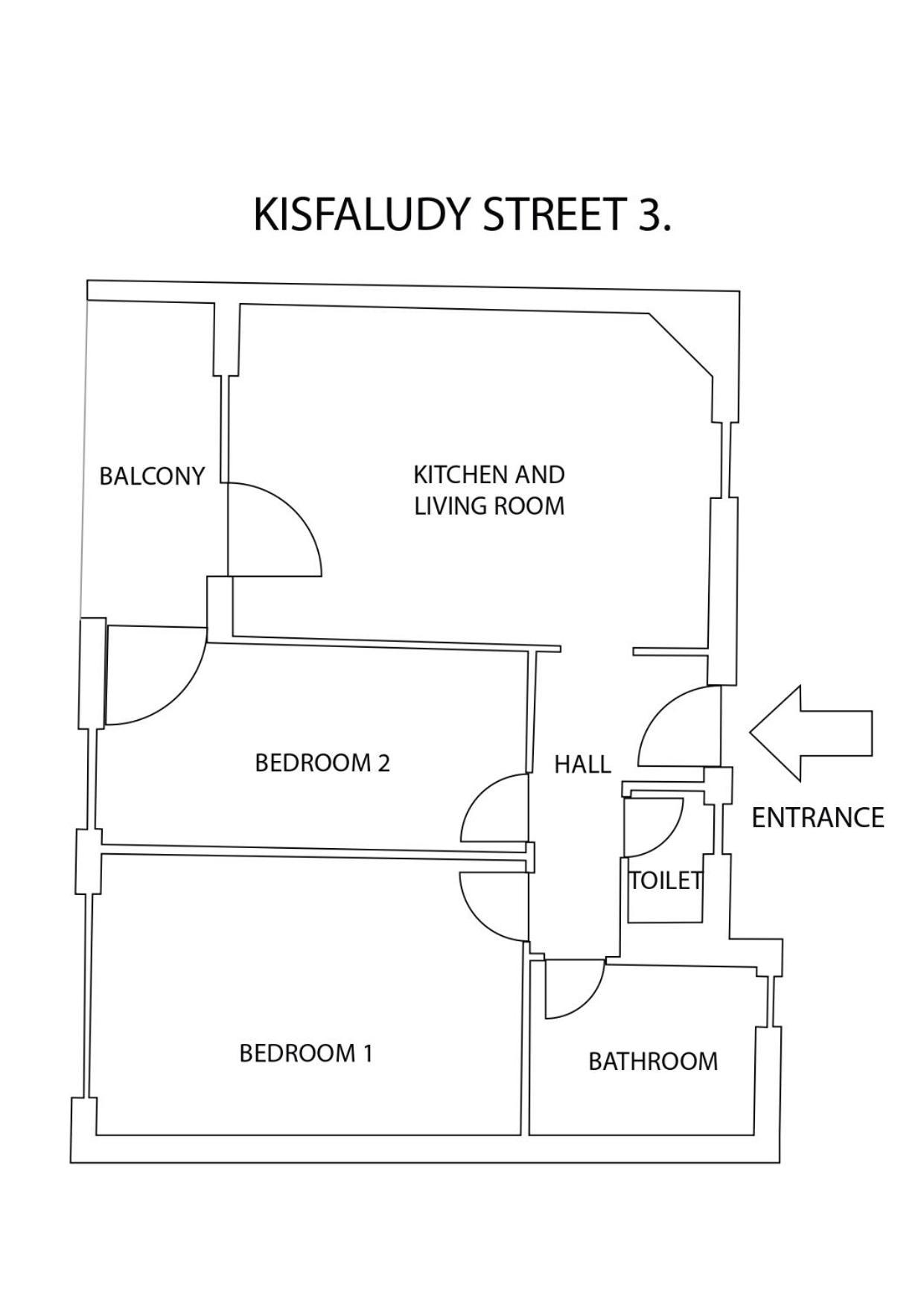Two-Bedrooms Apartment Cbd Bp Budapest Ngoại thất bức ảnh
